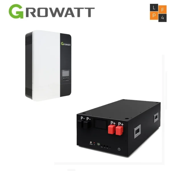 Growatt SPF5000 -16Kwh Off Grid Bundle