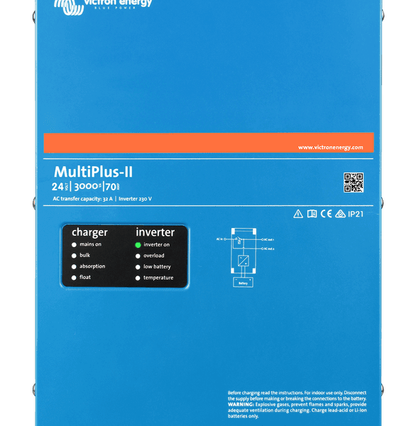 VICTRON MULTIPLUS-II 24V/5000VA/120-50 230V INVERTER CHARGER