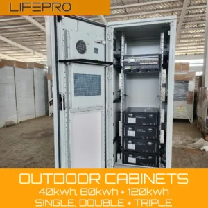 50kwh Outdoor Lifepo4 Battery 10 x 5.12kwh EG4 OEM