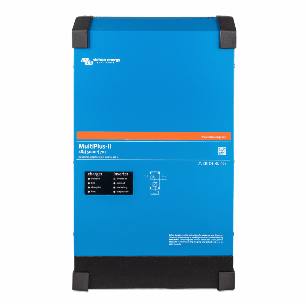 Safe Installation of LiFePo4 Batteries in Australia 38 front view of the Victron MultiPlus-II 48/5000/70-50
