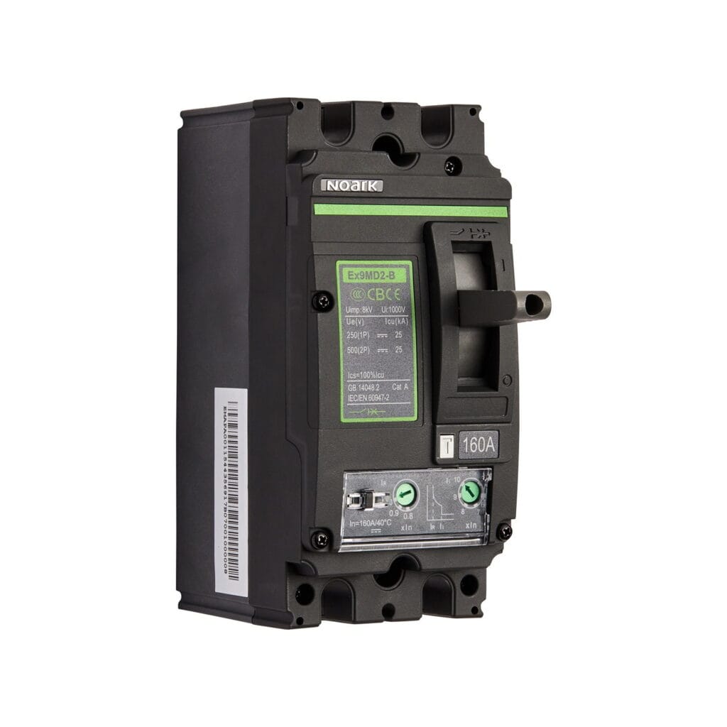 Noark 125 Amp DC MCCB EX9MD2B 2 Pole 25kA