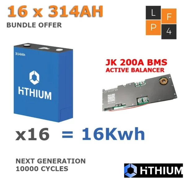 16KWH + JK INVERTER BMS