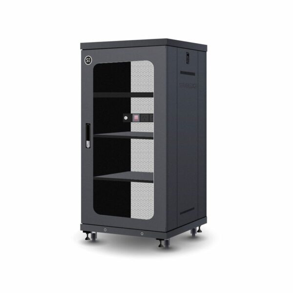 Serveredge 22RU 600mm Wide x 600mm Fully Assembled Free Standing Server Cabinet