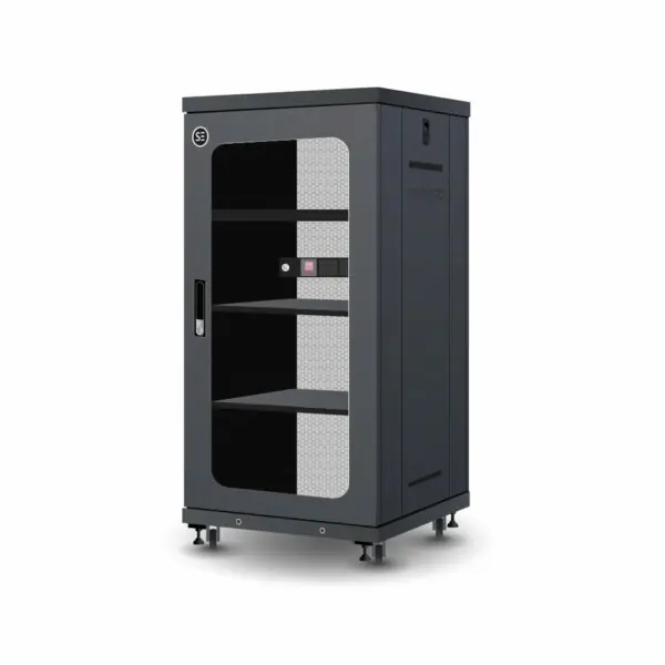 Serveredge 22RU 600mm Wide x 600mm Fully Assembled Free Standing Server Cabinet