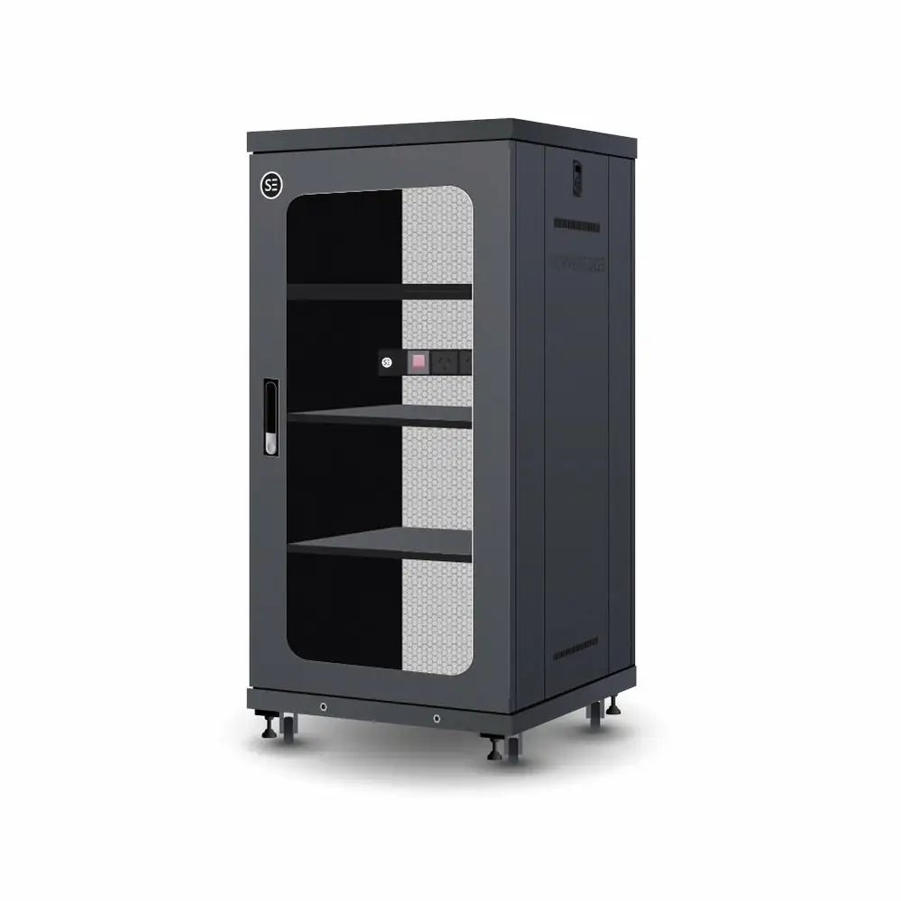 Serveredge 22RU 600mm Wide x 600mm Fully Assembled Free Standing Server Cabinet 1 22ru 2 21