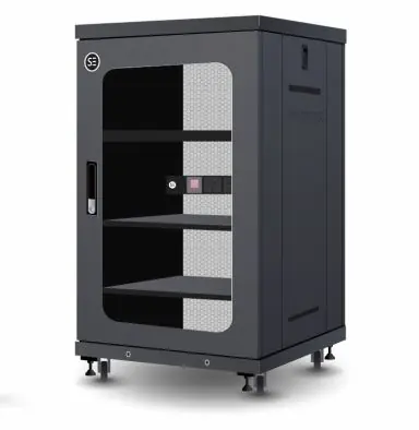 Serveredge 18RU 600mm Wide x 600mm D Fully Assembled Free Standing Server Cabinet
