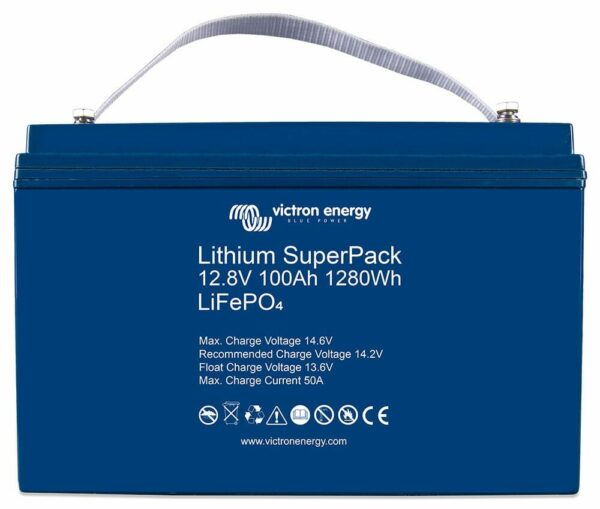 Lithium SuperPack 12,8V/100Ah (M8) High Current 14.3