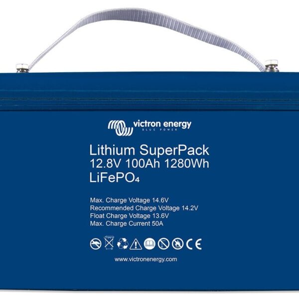 Lithium SuperPack 12,8V/100Ah (M8) High Current 14.3