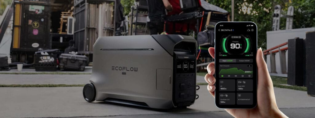 EcoFlow Delta Pro 3 3 EcoFlow Delta Pro 3 with 4000W total AC Output and Built in 4096Wh (341Ah@12V) Battery