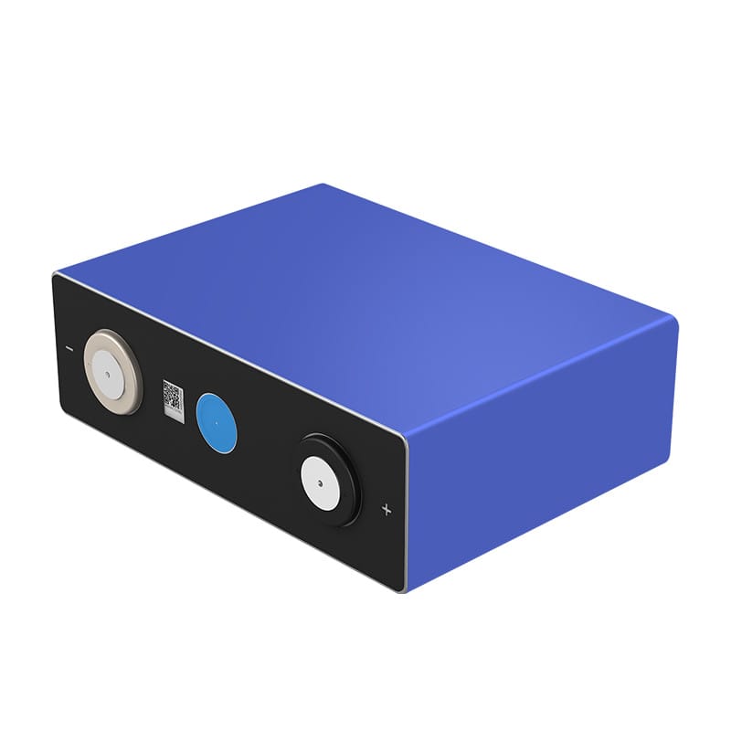 EVE 100Ah 3.2v Prismatic LFP cell - PRE ORDER ONLY 1 front angle view of LF100LA also known as EVE 100ah