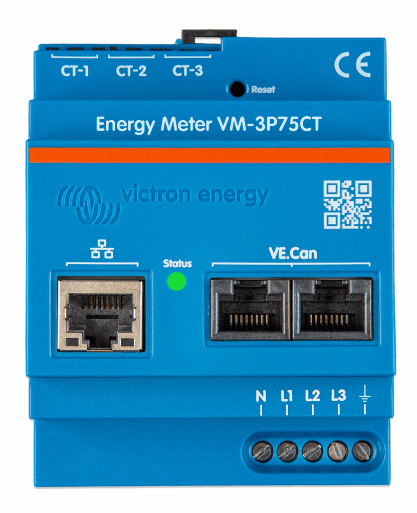 Safe Installation of LiFePo4 Batteries in Australia 29 VICTRON ENERGY METER VM-3P75CT