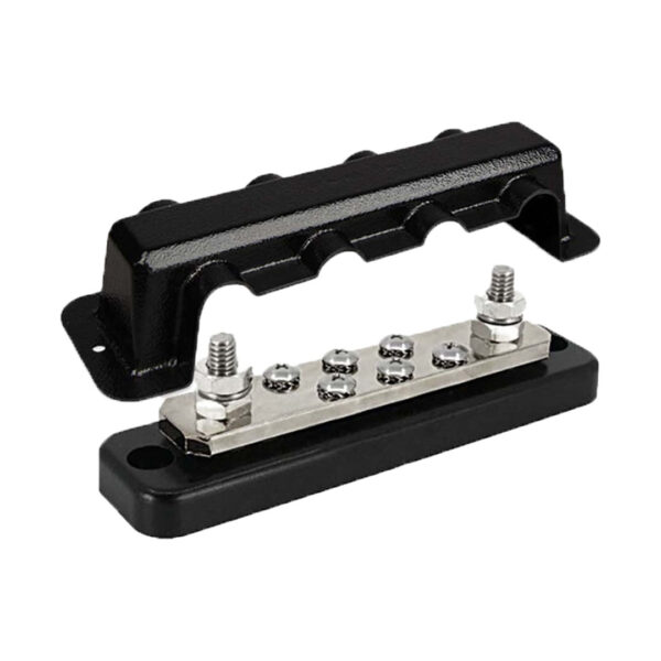 Busbar 250A 2P with 6 screws +cover