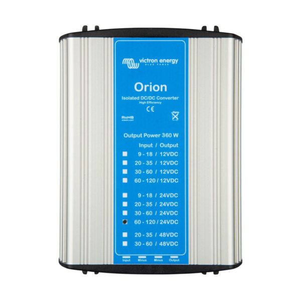 Orion 110/24-15A (360W) Isolated DC-DC converter