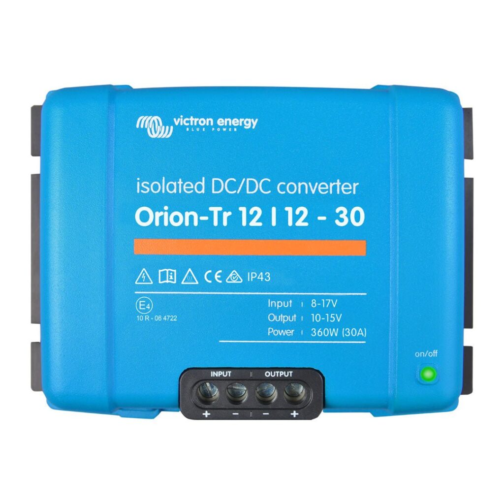 Orion-Tr 12/12-30A (360W) Isolated DC-DC converter