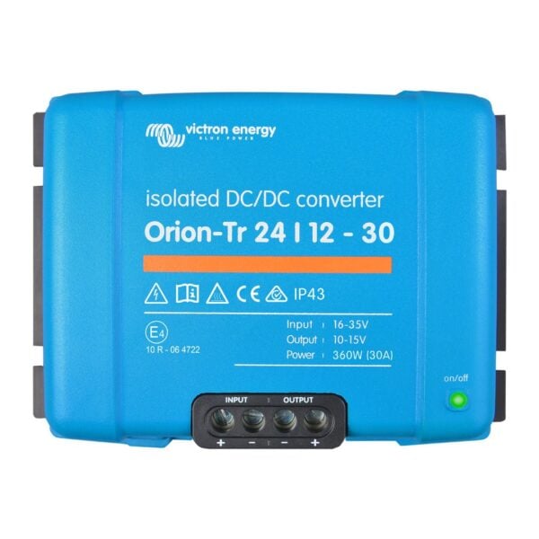 Orion-Tr 24/12-30A (360W) Isolated DC-DC converter