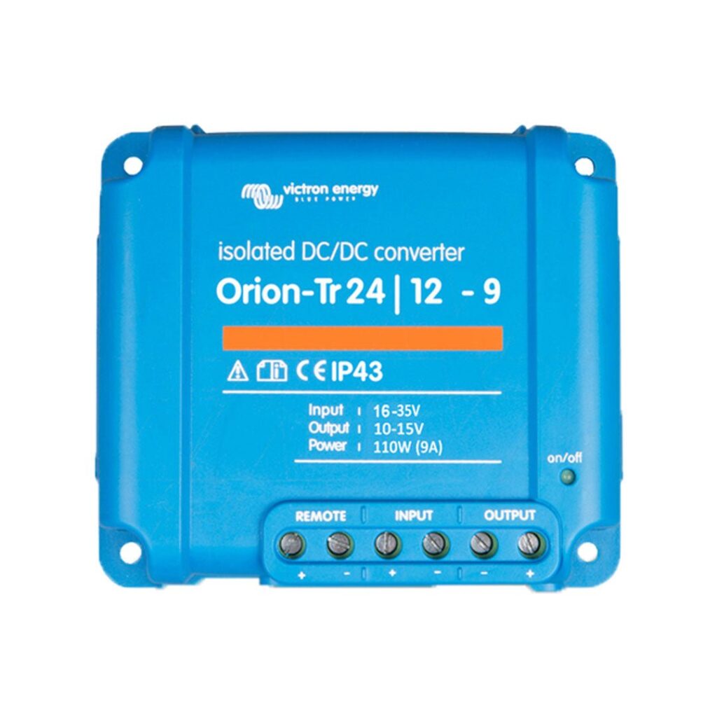 Orion-Tr 24/12-9A (110W) Isolated DC-DC converter