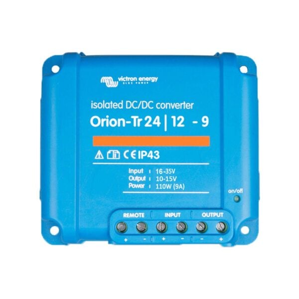 Orion-Tr 24/12-9A (110W) Isolated DC-DC converter