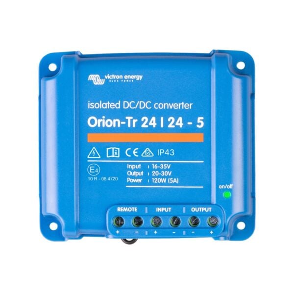 Orion-Tr 24/24-5A (120W) Isolated DC-DC converter