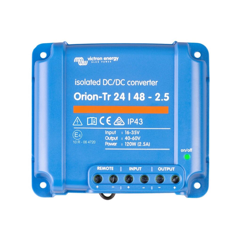 Safe Installation of LiFePo4 Batteries in Australia 29 Orion-Tr 24/48-2,5A (120W) Isolated DC-DC converter