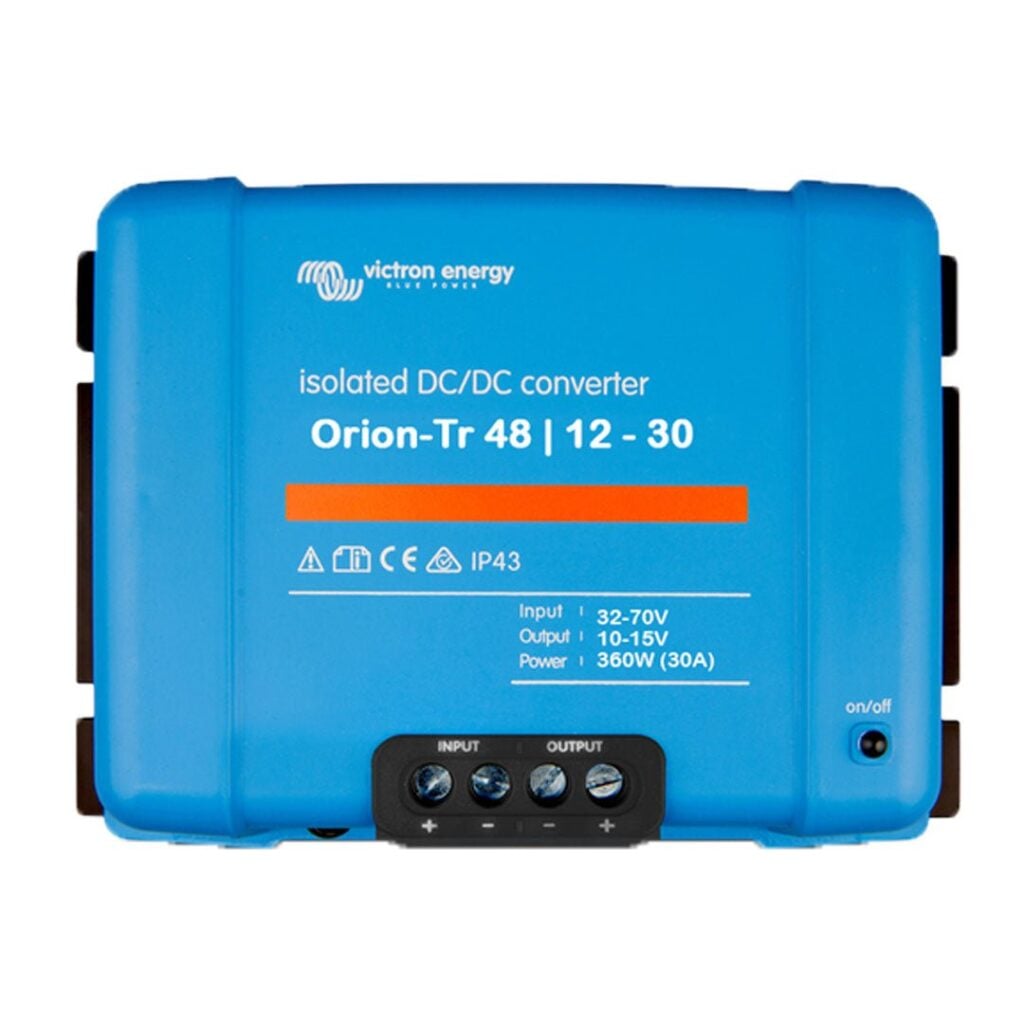 Safe Installation of LiFePo4 Batteries in Australia 32 Orion-Tr 48/12-30A (360W) Isolated DC-DC converter