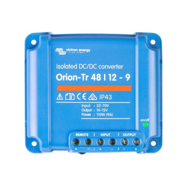 Orion-Tr 48/12-9A (110W) Isolated DC-DC converter