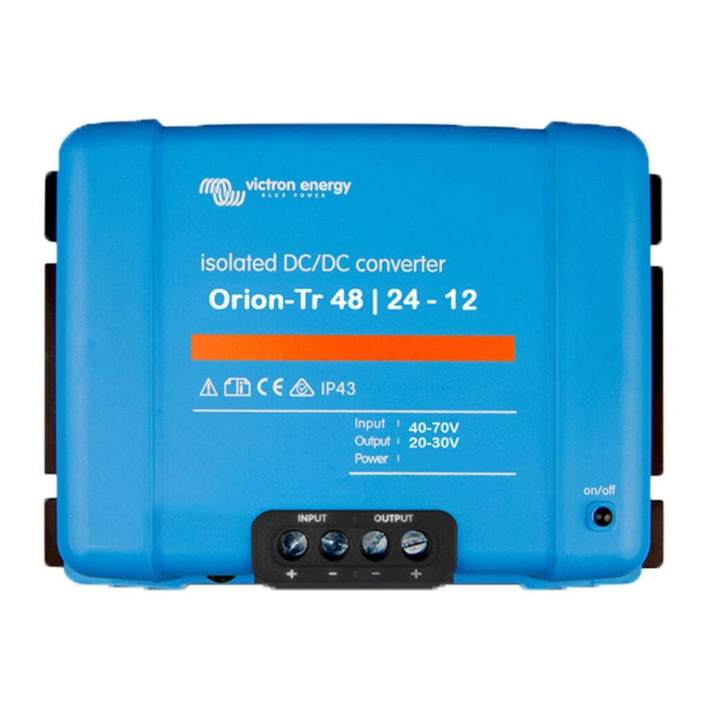 Safe Installation of LiFePo4 Batteries in Australia 34 Orion-Tr 48/24-12A (280W) Isolated DC-DC converter