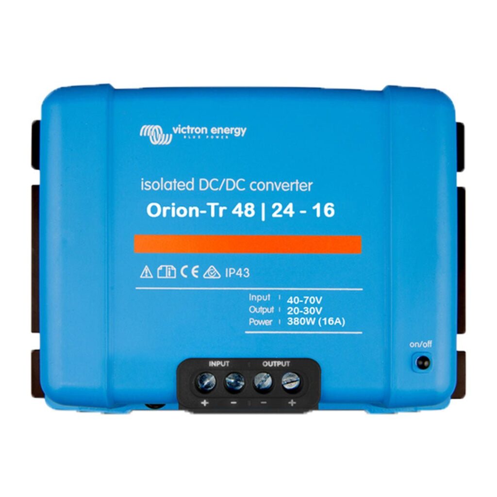 Safe Installation of LiFePo4 Batteries in Australia 35 Orion-Tr 48/24-16A (380W) Isolated DC-DC converter