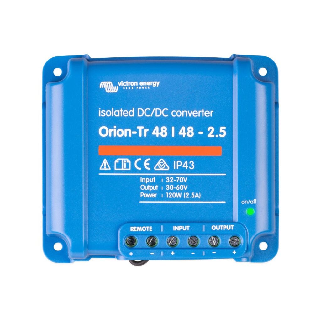 Safe Installation of LiFePo4 Batteries in Australia 28 Orion-Tr 48/48-2,5A (120W) Isolated DC-DC converter