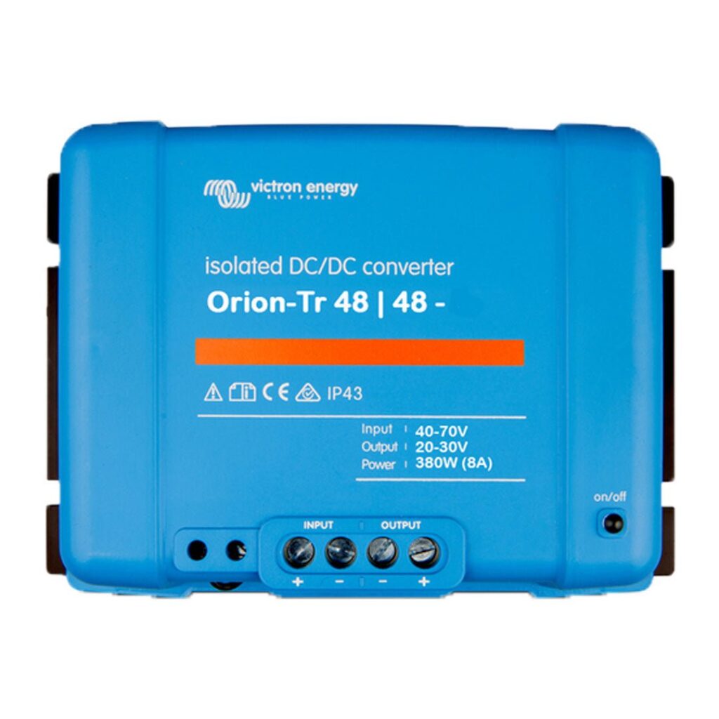 Safe Installation of LiFePo4 Batteries in Australia 29 Orion-Tr 48/48-6A (280W) Isolated DC-DC converter