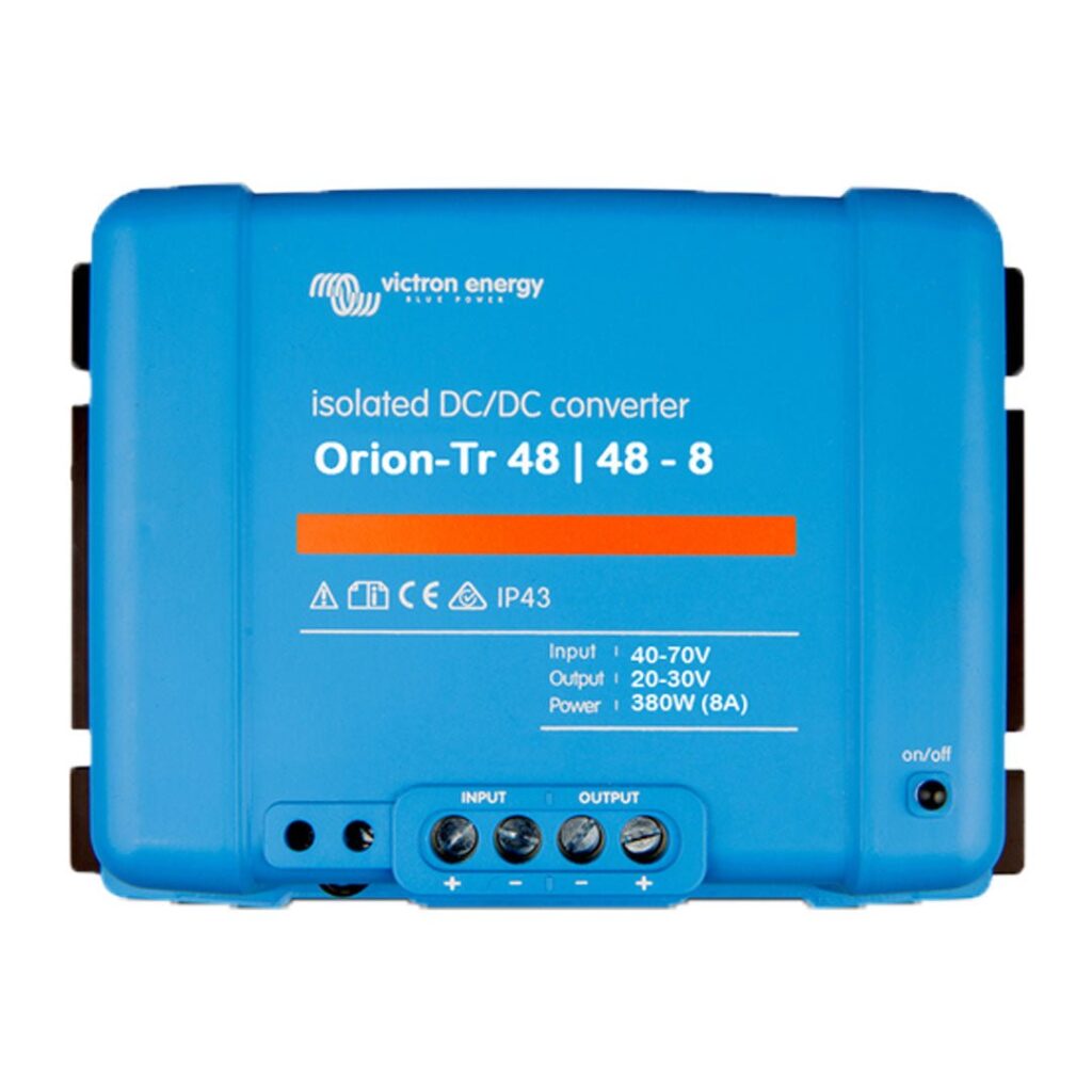 Safe Installation of LiFePo4 Batteries in Australia 30 Orion-Tr 48/48-8A (380W) Isolated DC-DC converter