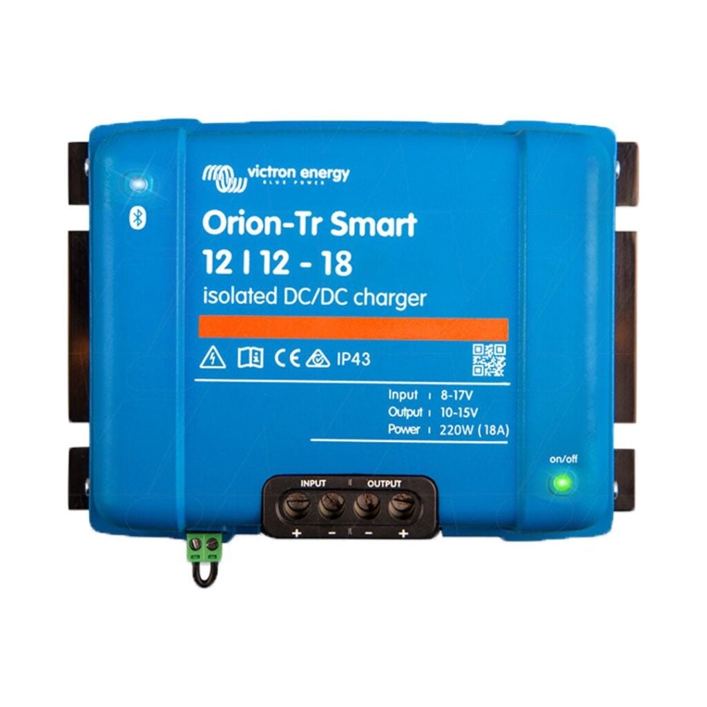 Safe Installation of LiFePo4 Batteries in Australia 32 Orion-Tr Smart 12/12-18A (220W) Isolated DC-DC charger