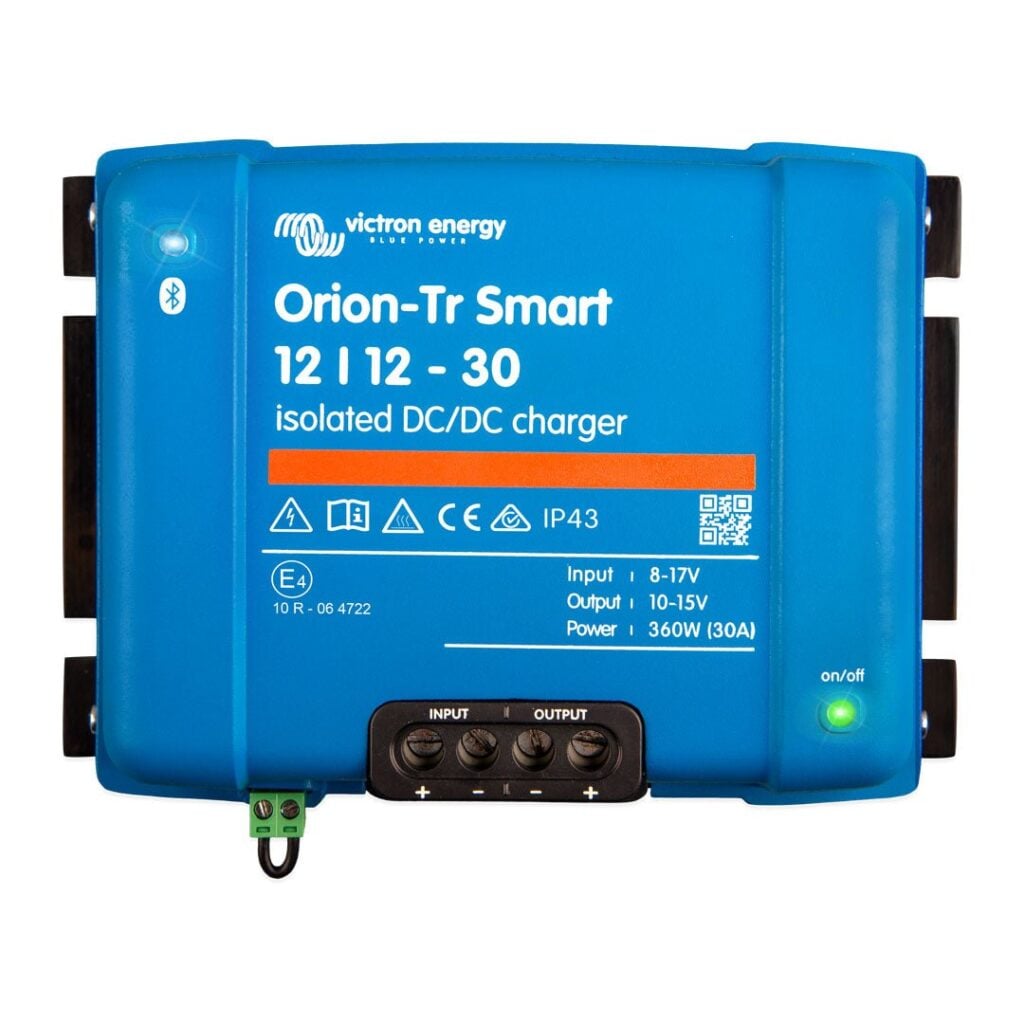 Safe Installation of LiFePo4 Batteries in Australia 33 Orion-Tr Smart 12/12-30A (360W) Isolated DC-DC charger