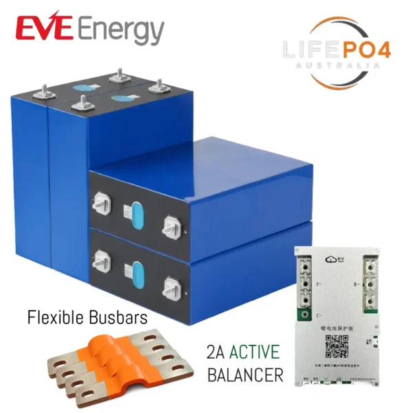 12V EVE LF334 334Ah LiFePO4 Battery Kit 4.3kWh DIY KIT JK BMS 300A (1)