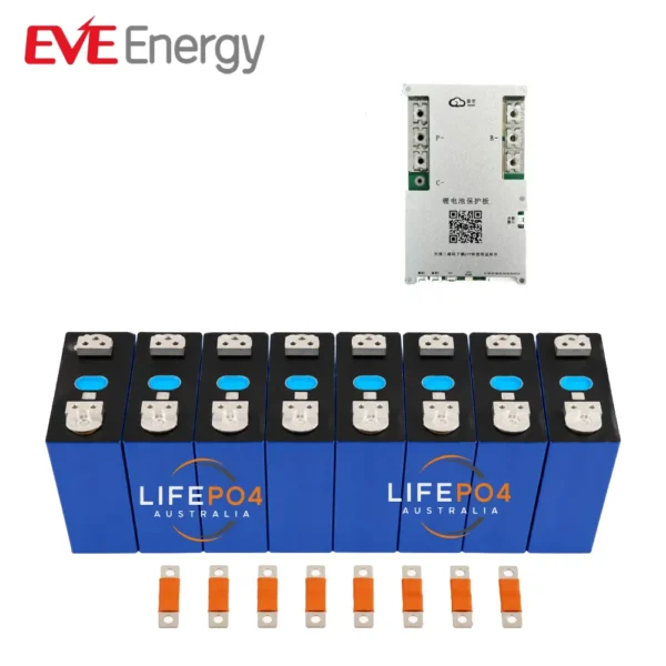 24V EVE MB31 314Ah LiFePO4 Battery Kit 8.04kWh with JK BMS