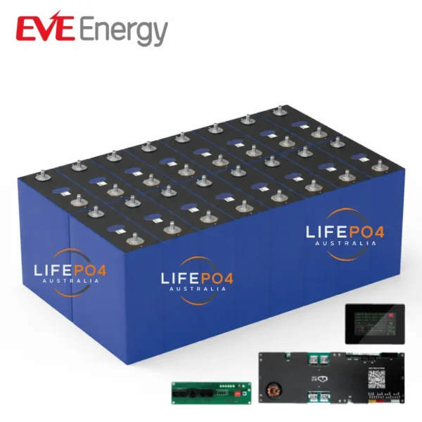 48V EVE LF334 334Ah LiFePO4 Battery Kit 17.2kWh with JK BMS