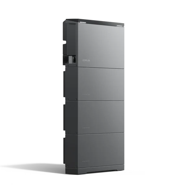 EcoFlow OCEAN 2 Plus single-phase inverter with a 20.08kWh modular home battery stack
