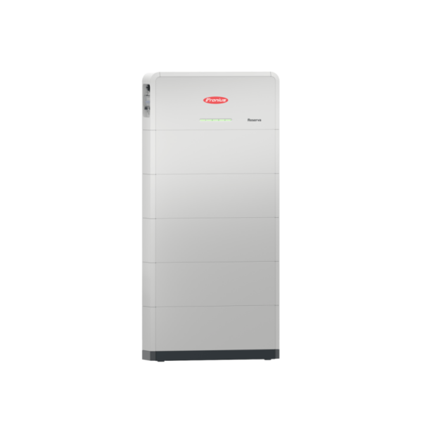 Fronius Reserva 15.79kWh three-phase home battery tower with five modular battery sections