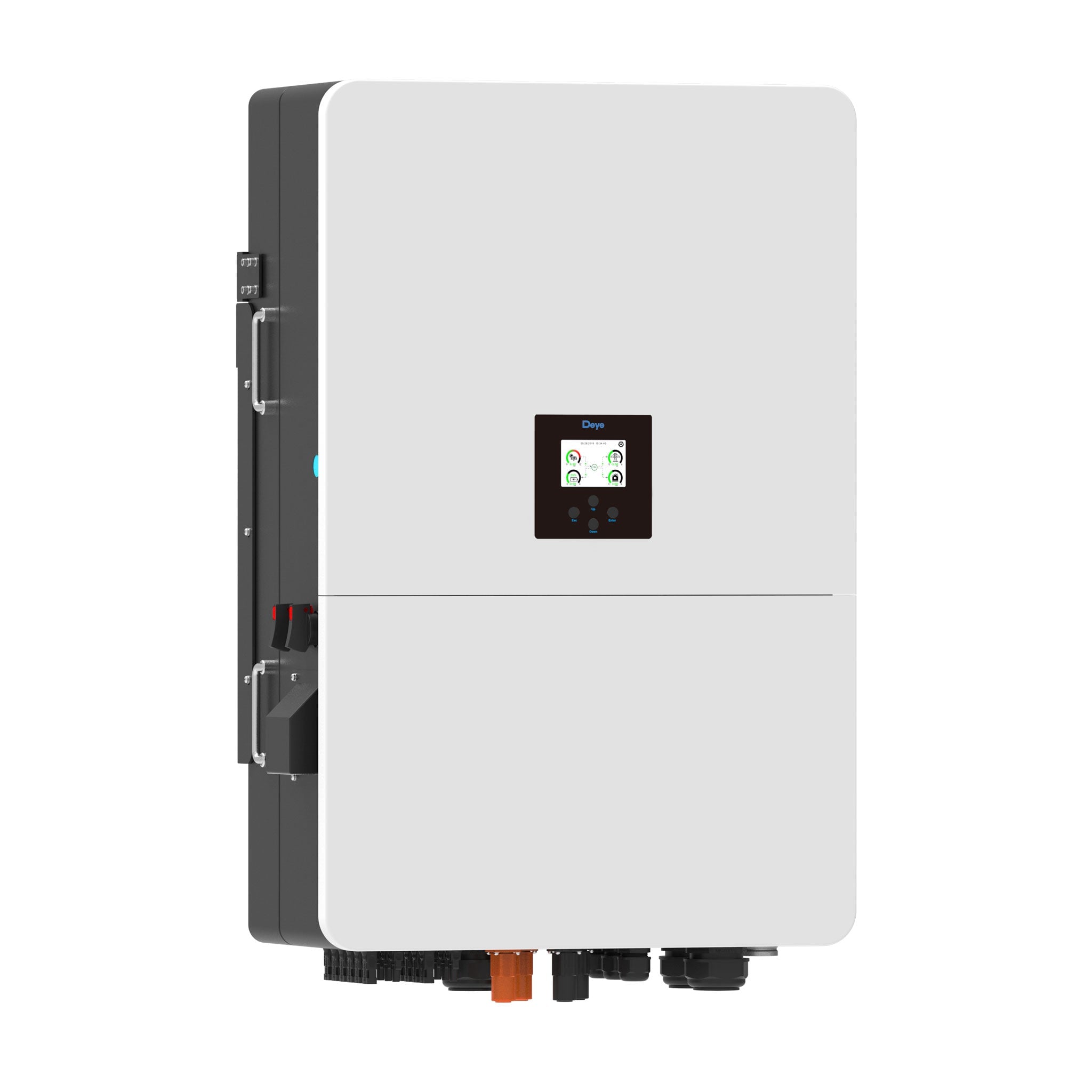 Deye 60kW Three-Phase High-Voltage Hybrid Inverter – SUN-60K-SG02HP3-AU-EM6 1 Deye 60-80 kW HV inverter - front perspective