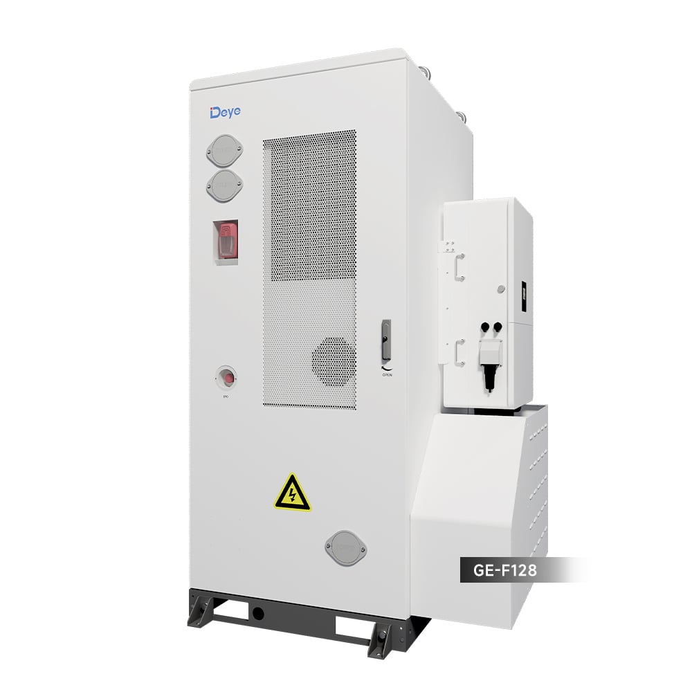 Deye GE-F112 Outdoor BESS — GE-F112-BC-2-A3 — POA — Coming soon 1 Deye GE-F112/GE-F128 series cabinet — manufacturer example configuration