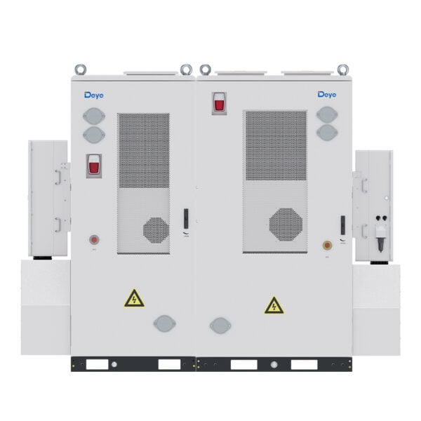 Deye ORION E Outdoor BESS cabinet range — manufacturer illustration