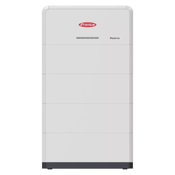 One Reserva battery tower shown; package includes 2 × reserva 12.6 towers.