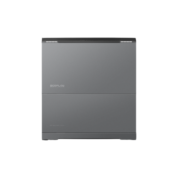 EcoFlow inverter and battery system. Battery count varies with selected package.